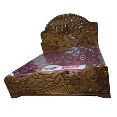 Sagwan Wood Double Bed